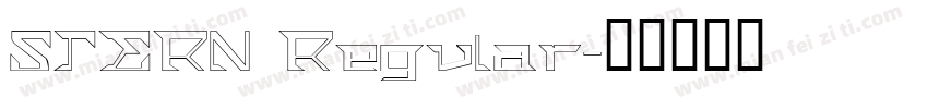 STERN Regular字体转换